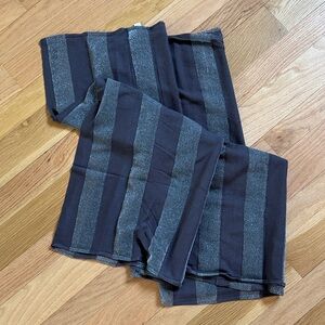 Loft Striped Blue Infinity Scarf